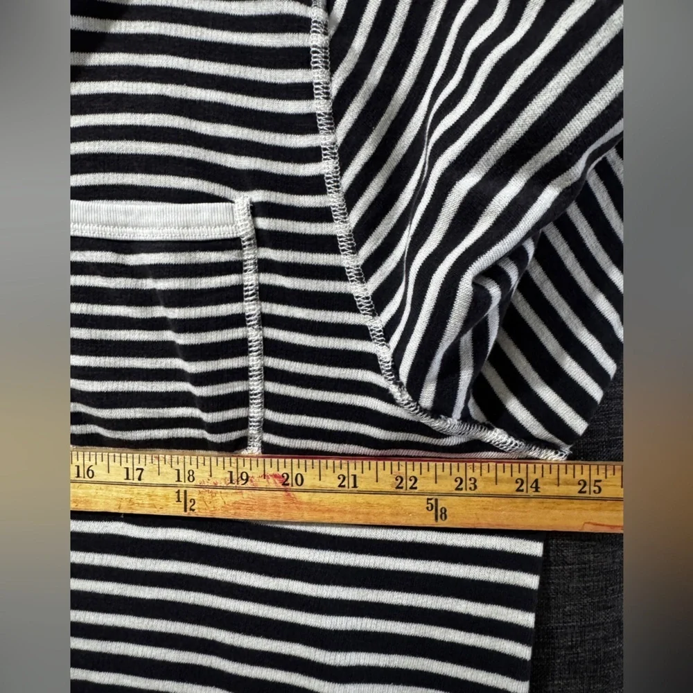 J.Crew Lightweight Sunfaded French Terry Sweatshirt in Stripe Size XL